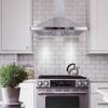 30 inch Wall Mount Range Hood 700CFM Stainless Steel Vent 3-speed Touch Control