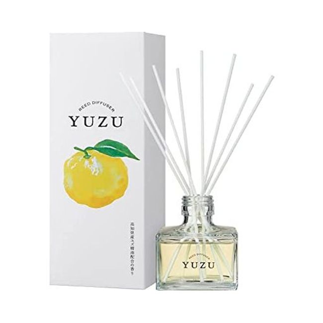Daily Aroma Japan Yuzu from Kochi Prefecture Deodorant Reed Diffuser 120ml (x 1)