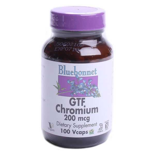 Bluebonnet GTF Chromium 200mcg Gluten Free Veggie Caps