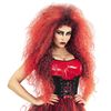 Widmann 02084 Wild Devil Wig, red, Standard Size