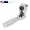 2 in 1 Drive Ratchet Handle Wrench Socket Spanner 1/4" 72T Flexi Head Flattop