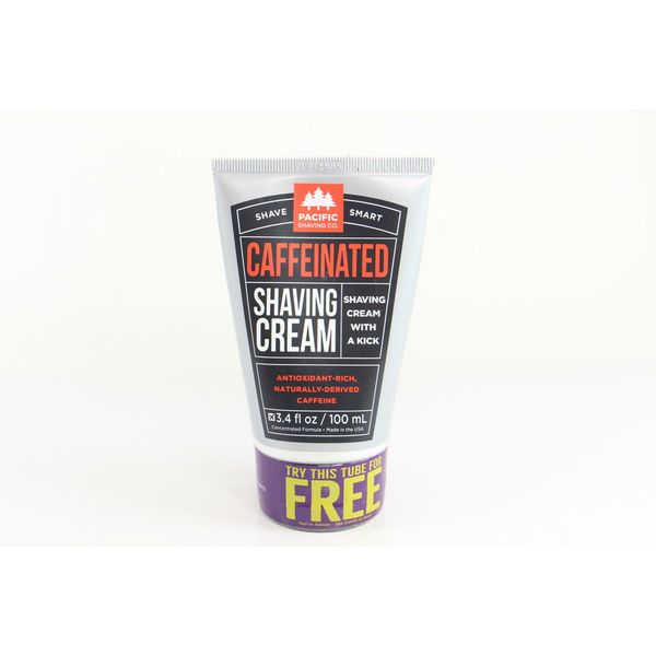 Pacific Shaving Company Caffeinated ShavingCream 3.4 oz U11A