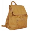 "Didier" Multipocket Soft Hipster Rucksack Backpack - Beige