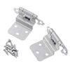 20PCS 3/8"Inset Kitchen Cabinet Hinges Self Closing Face Mount Cupboard Hinges
