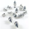Spikes Metal Screwback Round Base 1/2" 25 Pieces
