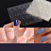 Double-Sided Tape for False Nails, Transparent, Toe Art, Fake Nail Chicks, Jelly Tape, For Nail Art Sticker Decals, Double-Sided Adhesive (480 Sheets), 24 Pieces (x 20))