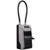 Master Lock 5482EURD Key Safe with New Innovative Design, Flexible Cable Shackle, Capacity, High Security, Grey, Extra Large