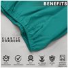 Soft & Cozy Non Iron Percale Sheets, Plain Bedding Bedsheets, Polycotton King Size Bed Sheets, Deep Teal