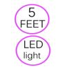 POWE-Tech AC/DC Adapter for Vintage Epilady ME 800-10 Coil Epilator Hair Remover ME800-10, 5 Feet, LED Light