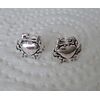 Sterling Silver TINY 9x10mm Crab Zodiac Cancer Studs Stud Earrings
