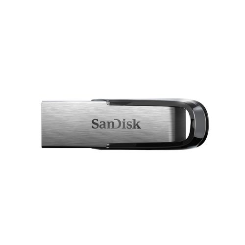 SanDisk 128GB Ultra Flair USB 3.0 Flash Drive USB stick, Memory stick with transfer speeds up to 150 MB/s, Password protection, Durable, Sleek Metal Casing Silver/Black