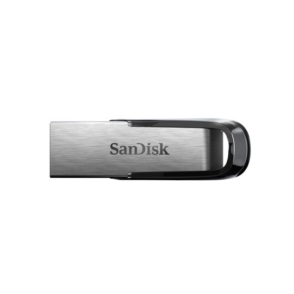 SanDisk 128GB Ultra Flair USB 3.0 Flash Drive USB stick, Memory stick with transfer speeds up to 150 MB/s, Password protection, Durable, Sleek Metal Casing Silver/Black