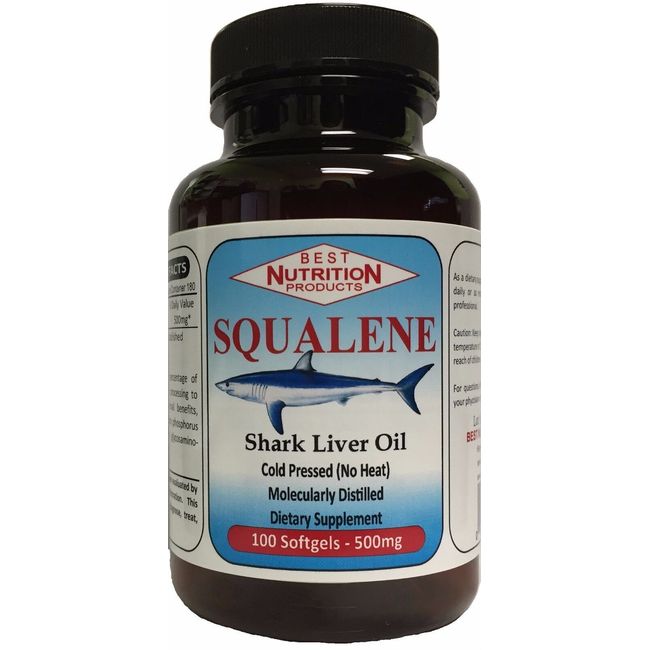 Squalene 500mg (100 Softgels), Best Nutrition