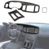 Carbon Dashboard Panel Gear Shift Box Cover Frame Trim Kit For Dodge Charger 15+
