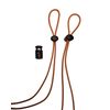 GK Swimwear Replacement Bungee Cord Goggle Strap Kit (2 Sets) (Bright Orange)