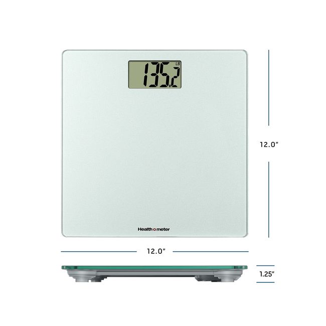 Health O Meter Glass Digital Bathroom Scale