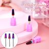 3Pcs Carbide 5 in 1 Nail Drill Bit Set- Two Way Rotate 5 1, Multi-colored