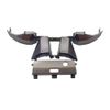 Junsi Replacement LB RB LT RT Bumper Trigger Buttons Compatible with Xbox Elite Wireless Controller Series 2 Limited Edition, Silver Grey