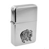 Classic Petrol Lighter with Pewter Bear Badge (UK ONLY)