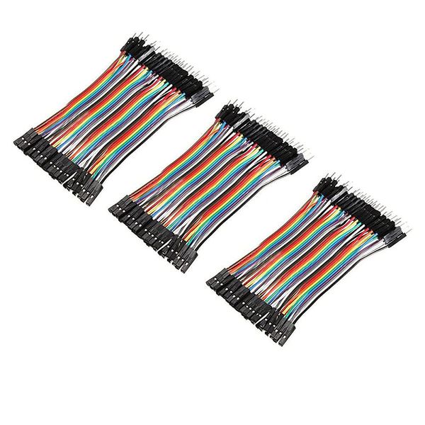 KKHMF 120PCS Breadboard Jumper Wire (Female-Male) (10cm)