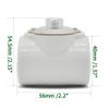 Dual Bulb Socket, Medium Base E26 Double Light Fixture Socket,Screw Fixing Porcelain E26 Twin Light Socket with Bushing