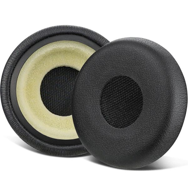 SOULWIT Earpads Ear Cushions for Jabra Evolve 65/ 40/ 30/ 20 Wireless Headset Headphone Pad for Jabra Evolve 65UC 65MS/ 40UC 40MS/ 30US 30II/ 20SE 20UC 20MS Ear Pads Thicker Replacement Pads High