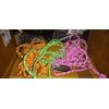 Reflective Rope Headcollar with Lead Rope Fully Adjustable (Pink, Full)