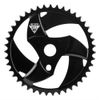 Black Ops Blade BMX Chain Ring, 43t, Black