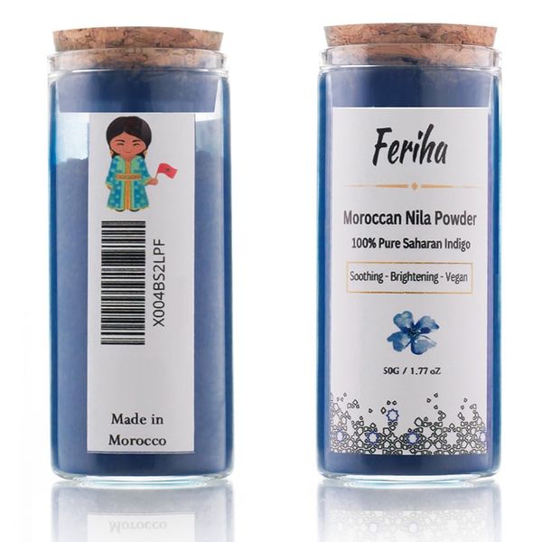 FERIHA Moroccan Indigo Nila Powder 50g