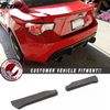 12.5" x 2.5" Universal Rear Bumper Spats Splitters Lip PU Material