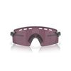 Oakley Men's OO9235 Encoder Strike Vented Rectangular Sunglasses, Matte Grey Smoke/Prizm Road Black, 39 mm