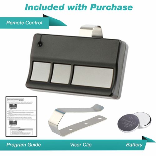 For 61LM 63LM LIFTMASTER SEARS garage door opener car visor remote 750CB 753CB