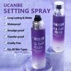 UCANBE Long Lasting Makeup Setting Spray Kit- 6.76 Fl oz Hydrating Matte Finish Mist Lightweight Face Make up Fixer +Travel Size Spray Bottle+Sponge Puff Makeup Set