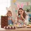2PCS Easter Egg molds for Easter Decoration (Chocolate)