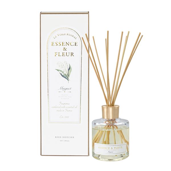 [Le Voile Floral Lily of the Valley] [Next-day delivery] [Genuine product] Diffuser Reed Diffuser Fragrance Aroma Art Lab Birthday Non-alcoholic Essential oil combination France ESSENCE&amp;FLEUR LEVOILEFLORAL MUGUET ARTLAB. Essence and Flower Gift Wrappi