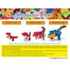 L007780 LaQ Dinosaur World Mosasaurus Model Building Kit, Blue
