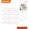 Functional 15-Inch Clear Acrylic Floating Wall Shelves - Easy Installation