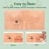 ATOMUS Multifunctional 3D Silicone Eye Face Makeup Practice Board 2-in-1 with Brush
