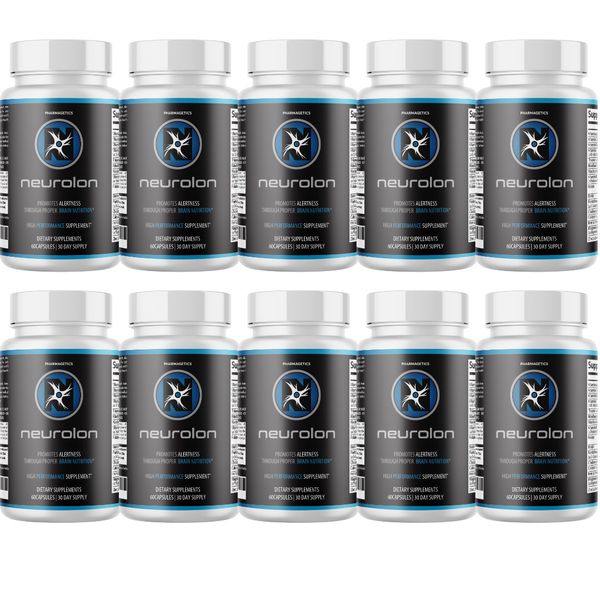 Neurolon Advanced Nootropic Pills to Support Memory and Focus - 10 Bottles