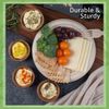 Ibambo Bamboo Disposable Paper Plates - 7 Inch, 1000 Pack, Compostable Plates