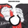 VOCOSTE Hair Cutting Barber Cape Cloth Professional Barber Gown Waterproof 160 x 145 cm Polyester Black Red White