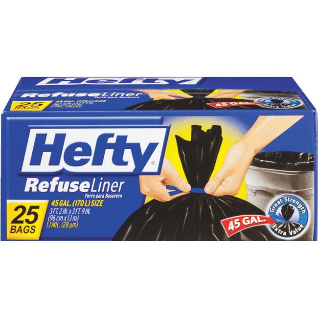  Hefty Strong Lawn & Leaf Trash Bags, 39 Gallon, 38 Count :  Health & Household