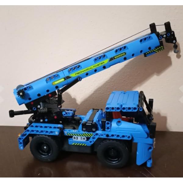 OKKIDY Remote Control Crane Truck Building Toys, 2-in-1 Tech STEM Engineering Building blocks Set for 6 7 8 9 10 11 12+ Years Old Boys Girls, Construction Crane Truck Birthday Gifts for Kids