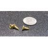 Brass #6  Phillips Flat Head Wood Screw x .375" Length, 200 Pcs