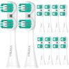 YMPBO Replacement Heads Compatible with Spinbrush Pro Clean Battery Powered Toothbrush, Brush Head Replacement Refill, 10 Pack
