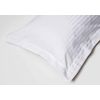 Belledorm Hotel Suite Satin Stripe - Oxford Pillowcase - 540 Thread Count (White)