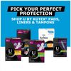 U by Kotex Barely There Liners, Light Absorbency, Regular, Fragrance-Free, 50 Count