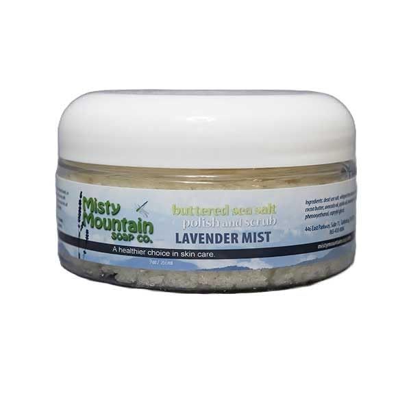 Salt Scrub 9 oz. - Lavender Mist - Misty Mountain Soap Co.