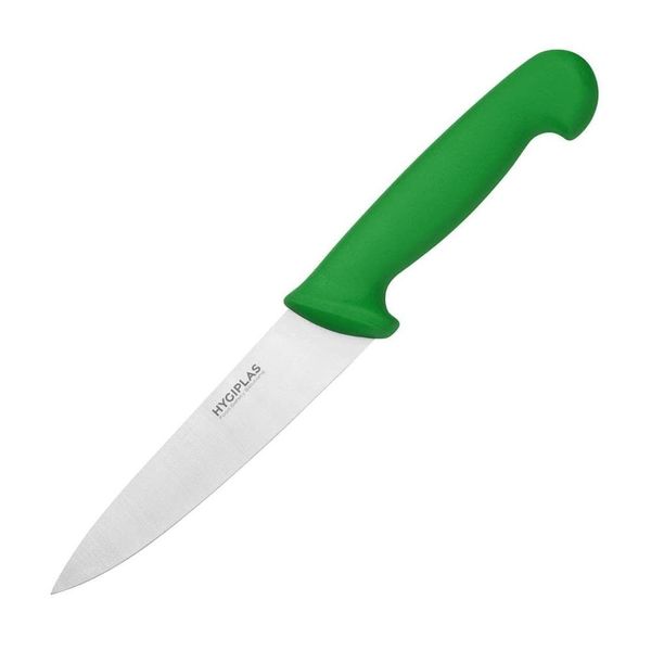 Hygiplas C864 Cooks Knife, 6.5", Green