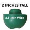 Eljer Rubber Replacement Toilet Tank Ball Flapper Replacement with Brass Connector by NuFlush (2 Pack)